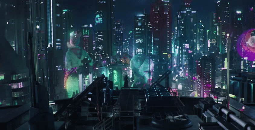 Ghost in the Shell (2017) Gif