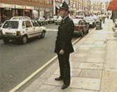 London policeman dance