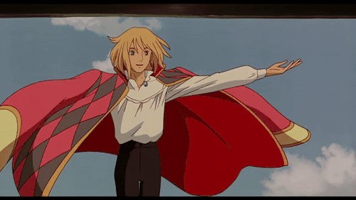 Download Anime Howl's Moving Castle Gif