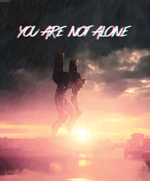 Evangelion: 1.0 You Are (Not) Alone Gif