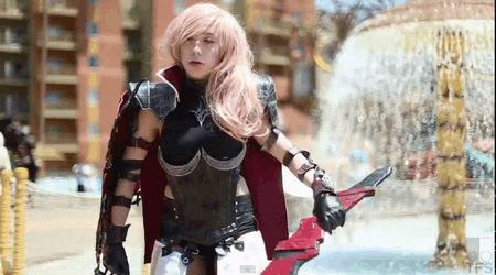 Download Woman Cosplay Gif - Gif Abyss