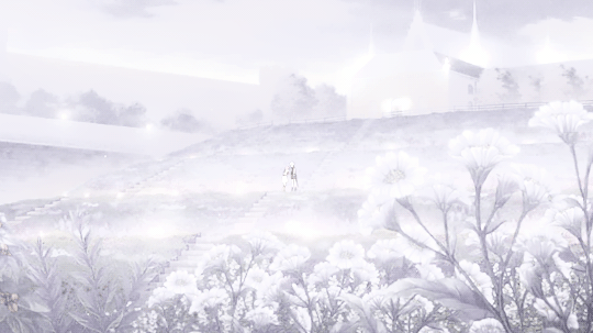 Anime Clock On Street Winter Snow Fall GIF | GIFDB.com
