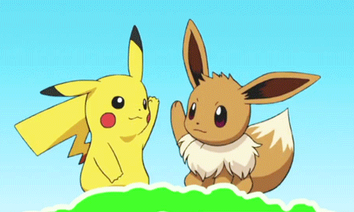 Download Video Game Pokemon Pikachu Eevee (Pokémon) Gif
