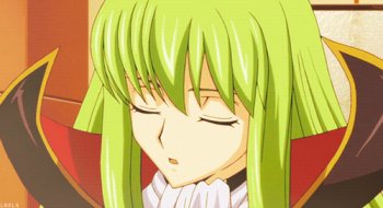 Download C.C. (Code Geass) Anime Code Geass Green Hair Portrait Gif ...