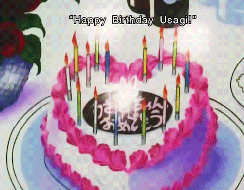Birthday Anime Image - Happy Birthday Animated Gif, Glitter Image -  Animated Image Pic