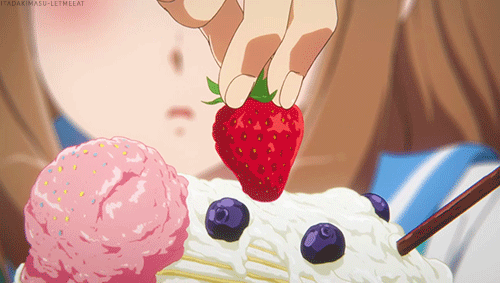 Anime Ice Cream GIF  Anime Ice Cream Food  Discover  Share GIFs