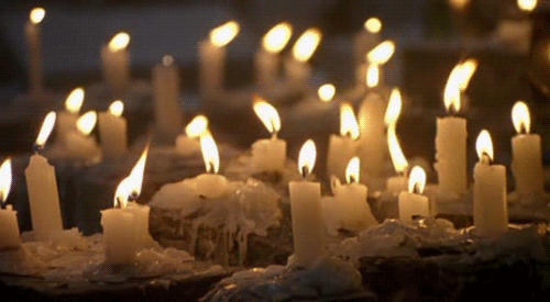 burning candle gif