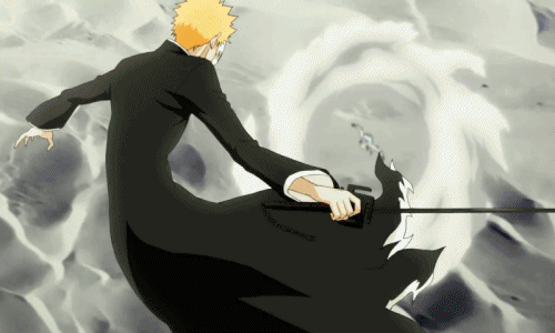 Bleach gif. Шунпо Блич. Гифка аниме Блич. Блич гифки битвы. Ичиго Куросаки банкай гиф.