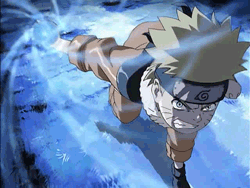 Naruto Eating Ramen While Fighting In Background GIF | GIFDB.com