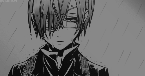 dont let them steal your life  Black and White Anime Gif