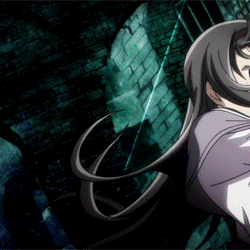 Expressive Animated GIF Highlighting Madoka Magica Characters' Emotional Scenes
