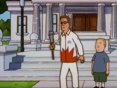 Download Cartoon Comedy TV Show King Of The Hill Gif