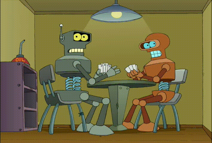 TV Show Futurama Comedy Futuristic Sci Fi Robot Gif. 