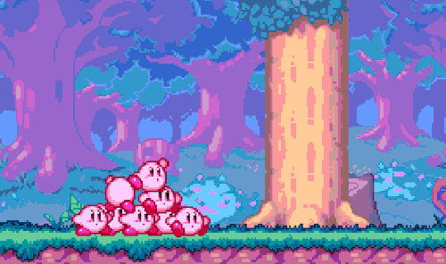 Mini Kirby gifs  Kirby Fan Art 17007460  Fanpop