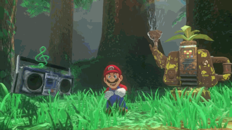 Mario video game Super Mario Odyssey Gif | Short Video
