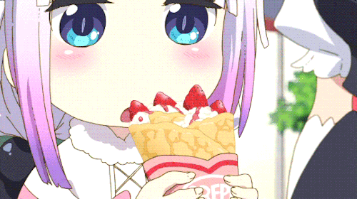 Oishii~desu ‣ Anime Food — Cherry Sherbert & Tofu Ice Cream - Kakuriyo no...