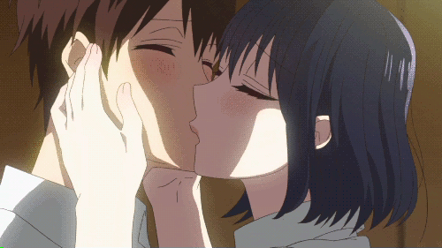 anime kissing scenes gif