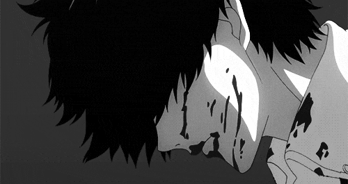 Monochrome anime black and white GIF on GIFER  by Granilsa