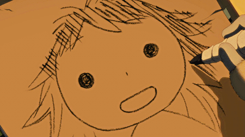 Made In Abyss anime character stepping into the mysterious Abyss
