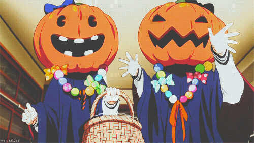 Kawaii Halloween Trickortreat Hyouka GIF  GIFDBcom