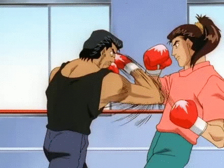 Ippo Doing The Dempsy Roll On Sendo MUST SEE GIF by aquateamv3  Gfycat