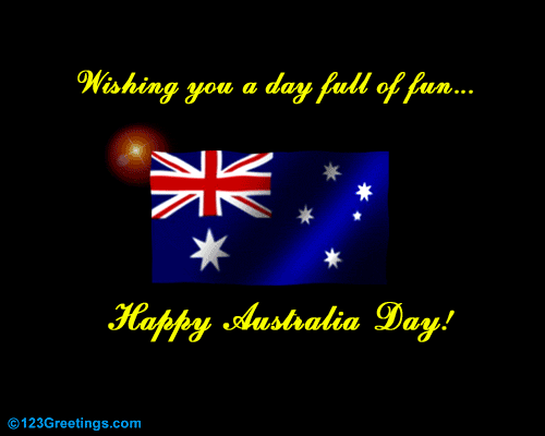 Happy Australia Day Fireworks