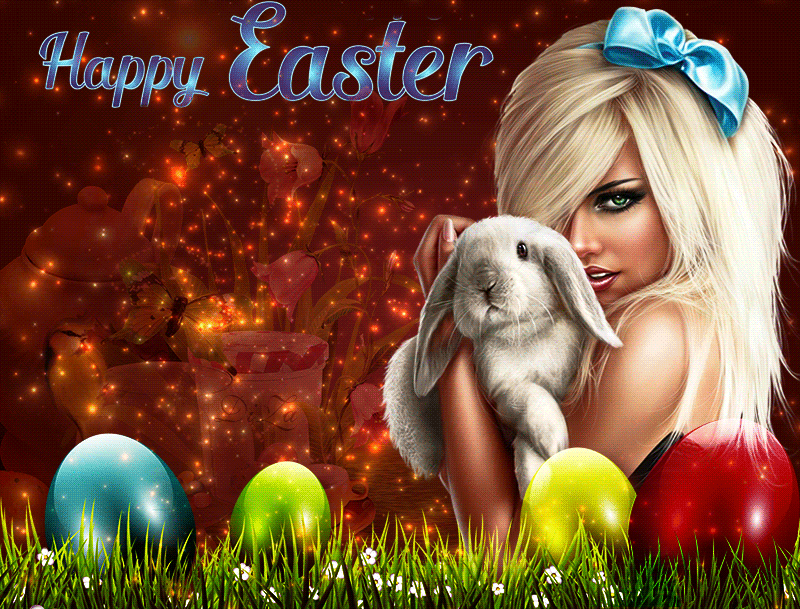 Happy Easter Holiday Easter Gif. 