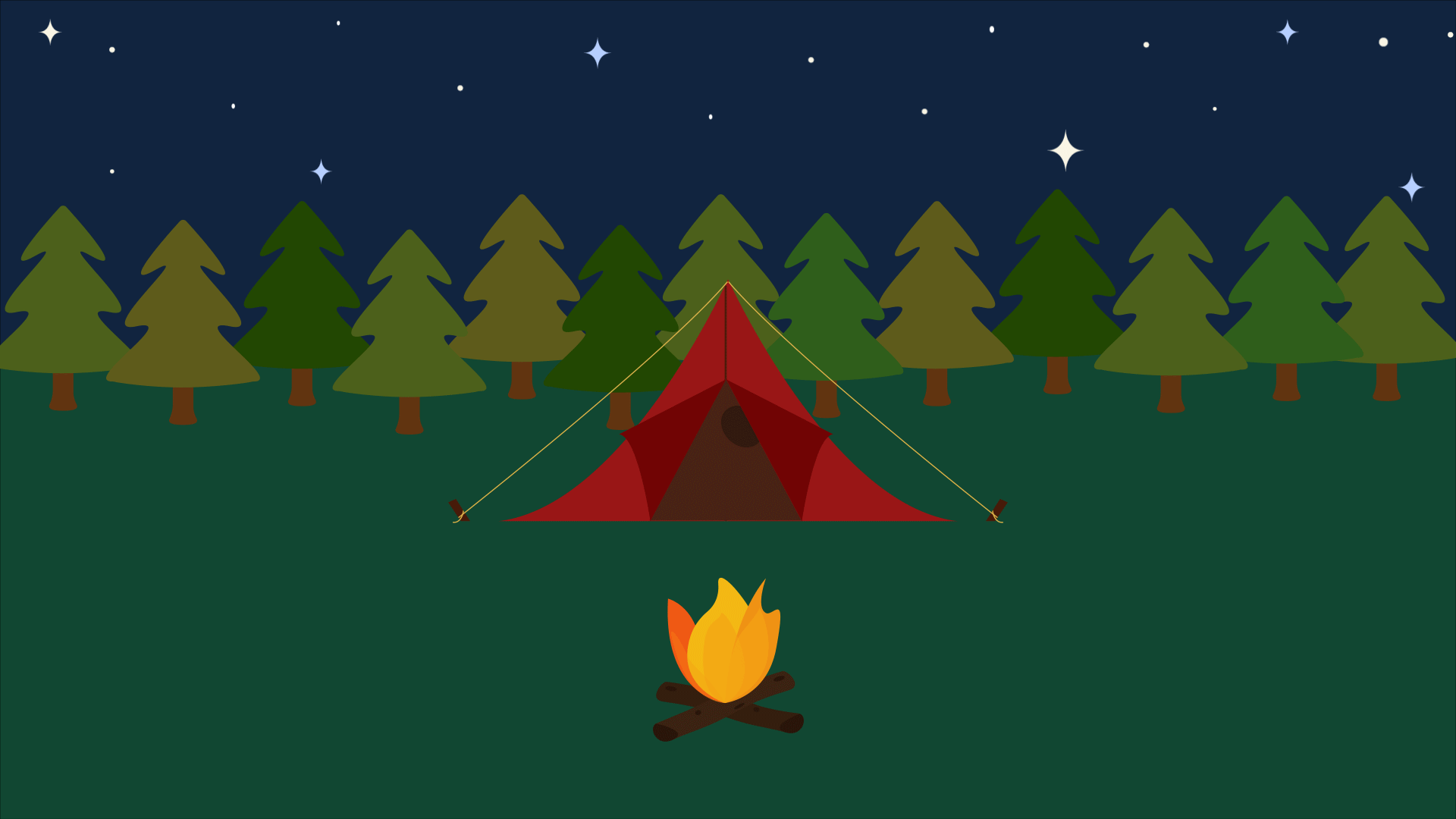 Artistic Camping Gif