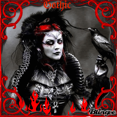 Gothic Woman Gif by 13darkskye - Gif Abyss