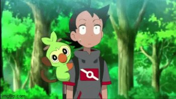 Download Goh (Pokémon) Grookey (Pokémon) Anime Pokemon Gif