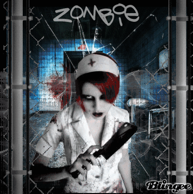 knife asylum nurse dark zombie Gif | Short Video