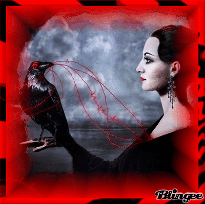 The crow lady by 13darkskye