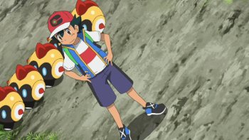 Falinks Formation: Ash and Pikachu Stand Guard — Pokemon GIF - Gif Abyss