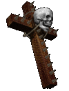skull on the cross