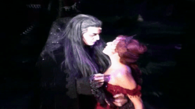 show bite kiss girl men dark gothic Gif | Short Video