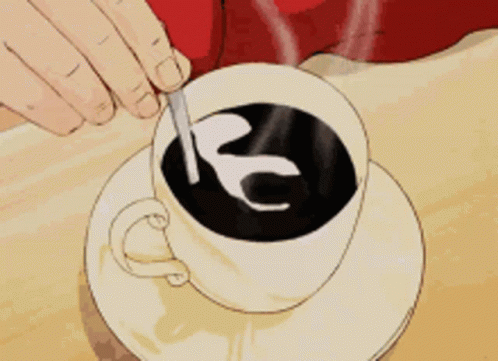 New trending GIF tagged anime coffee spill overflow  Trending Gifs