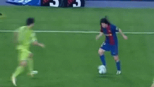 Lio Messi Scores Goat Goal Gif