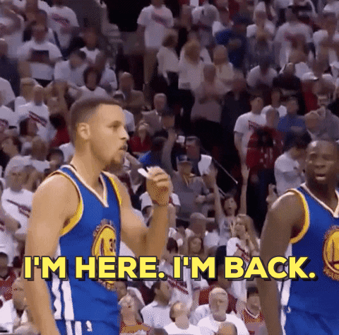 Curry Is Back NBA Gif