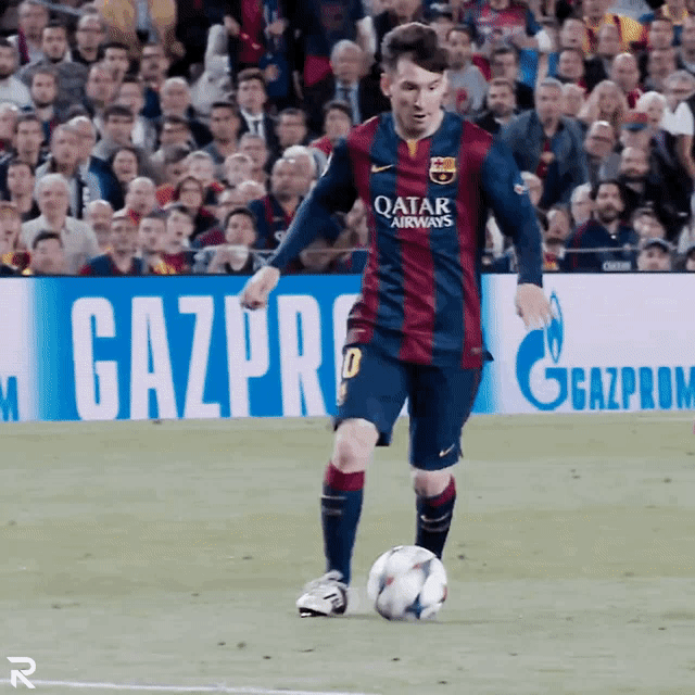 Lio Messi Soccer Dribble Gif