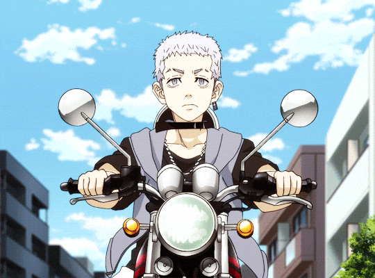 Takashi Driving A Motorcycle Gif