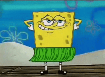 SpongeBob s Hula Groove TV Dance GIF Gif Abyss