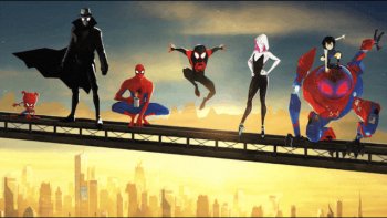 Spider-Verse Heroes Unite: Animated Action from Spider-Man - Gif Abyss