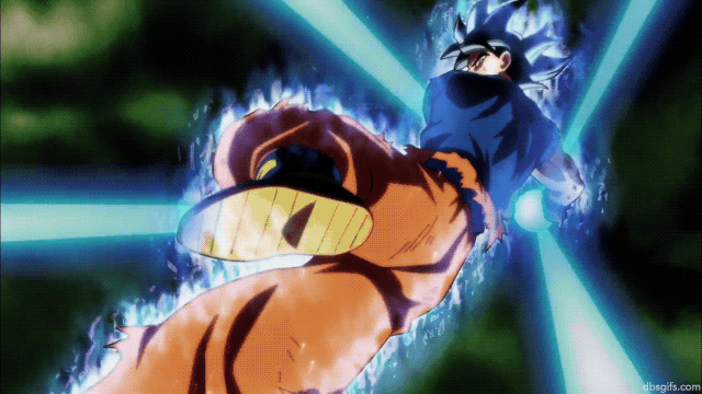 Goku Instinto Superior Dbz Tag Team GIF