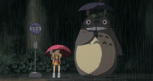 Enjoy Totoro s Rainy Day Download The Gif Gif Abyss