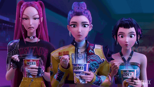 Presentación animada de personajes digitales