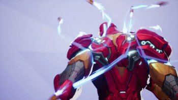 Marvel Rivals: Iron Man Animated Action GIF