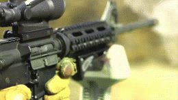 Dynamic Assault Rifle Animation: Precision Firearm in Action - Gif Abyss