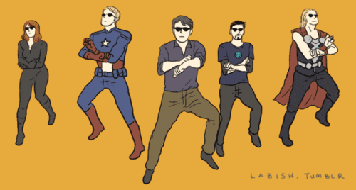Avengers Gangnam Style