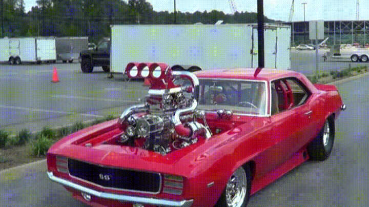 1969 Chevrolet Camaro SS Twin Turbo Supercharged Nitrous