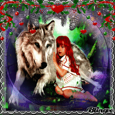 Download Glitter Fantasy Wolf Gif - Gif Abyss